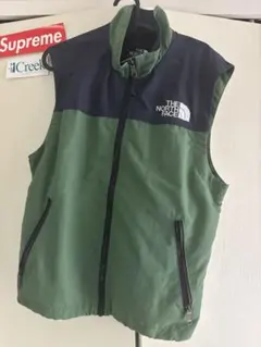 THE NORTH FACE ベスト グリーン/ネイビー