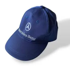 デッドストック Mercedes-Benz ベンツ ロゴ 企業キャップ ブルーのサムネイル