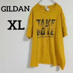 送料込❤GILDAN【XL】 Tシャツ 2017 PLAYOFFS 山吹色