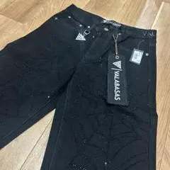 VALABASAS【新品未使用】ラインストーンバギーパンツ 32 バラバサス