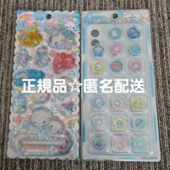 【新品正規品】ぷくぷくあわわちゃんウォーターシール　キラコロ☆おはじきシール