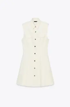 ZARA クレープミニワンピース