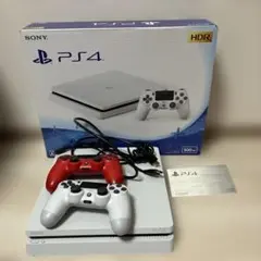 PS4 CUH-2200A B02 500GB 赤白コントローラー付き