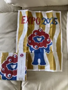 EXPO 2025 ミャクミャク　万博　かや織　ふきん　中川政七商店　公式商品