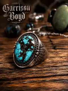 m*l様 Garrison Boyd 特大ターコイズ リング 22〜23号 ナバ m*l様 Garrison Boyd 特大ターコイズ リング 22〜23号 ナバ - メルカリ