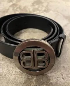 BALENCIAGA BBロゴ ベルト ブラック - メルカリ