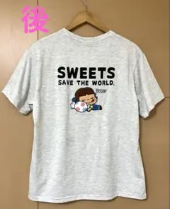 新品未使用 ペコちゃん 刺繍付きTシャツ Pekoちゃん 刺繍付きTシャツ