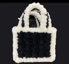 ハンドメイド　バッグチャーム ブラック