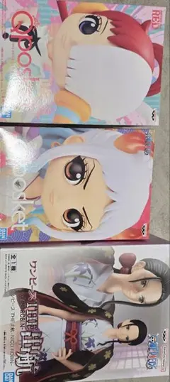 ワンピース フィギュア まとめ売り ウタ ヤマト ニコ・ロビン　プライズ　未開封のサムネイル