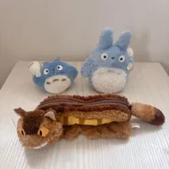 トトロ　猫バス ぬいぐるみ 3点セット