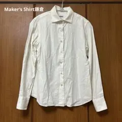 Maker's Shirt 鎌倉 長袖シャツ カシミヤブレンド アイボリー 38のサムネイル