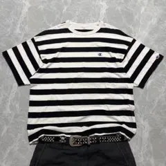 00s 【Champion】boarder tee/Y2K tech c-boyのサムネイル