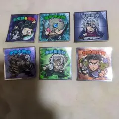 アニメキャラクター ホログラムシール 6枚セット