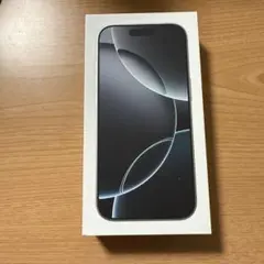 Apple iPhone 16Pro 256GBホワイトチタニウム空箱