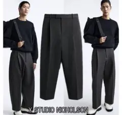 新品タグ付 ZARA × STUDIO NICHOLSON ワイドレッグパンツ