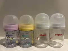 Pigeon 哺乳瓶 160ml プラスチック2本、ガラス2本セット
