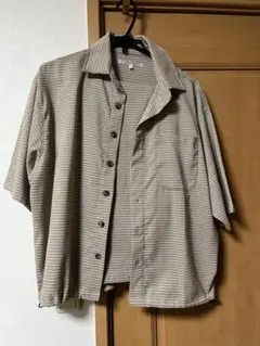 チェックシャツ(セットアップ上下)