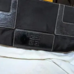 y2k GIVENCHY ジバンシー トートバッグ 4Gロゴ レザー キャンバス