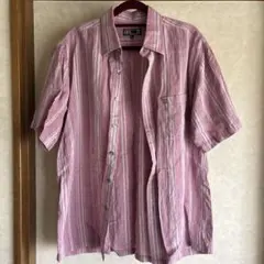 DAKS LONDON 半袖シャツ ストライプ Lサイズのサムネイル