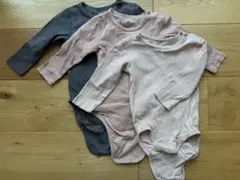 H&M ベビー肌着長袖　4-6M3枚セット