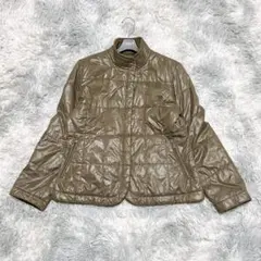 ラコステ 44 中綿ジャケット リバーシブル ロゴ ブラウン スポーツ 通勤