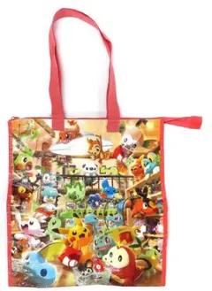 ポケモン ポケモンセンター みんなでおかいもの ショッピングバッグ M 赤