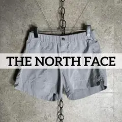THE NORTH FACE ショートパンツ グレー ヒッコリー ストライプ S
