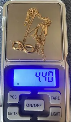 Tiffany infinityネックレス 4.40g