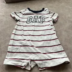 送料込み♡baby GAP ボーダー ロンパースのサムネイル
