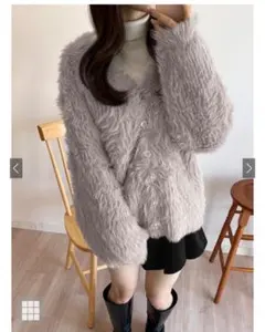 kz321 GRL ファーカーディガン