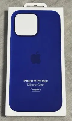 【新品】Apple純正 iPhone16ProMax シリコン / ブルー