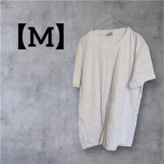 ✨一点限り✨【M】ホワイト Tシャツ 半袖　トップス　シンプル　白　夏