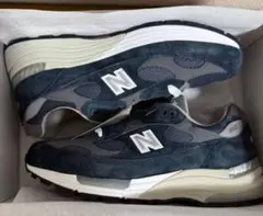 新品未使用 New Balance 992 navy ニューバランス 箱あり