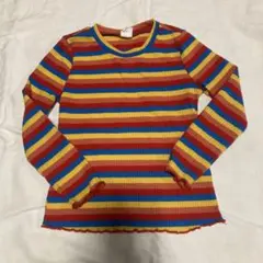 SHEIN 4Y ストライプ長袖Tシャツ