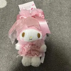 マイメロディ リボン姫 マスコットキーホルダー 50周年 バースデー