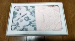 JILL STUART＆LAURA ASHLEYタオルハンカチ 2枚セット