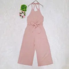 【ZARA】 ザラ サロペット オールインワン ワイドパンツ 体型カバー （M）