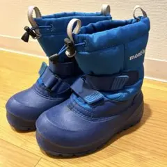 mont-bell パウダーブーツ 青 ブルー　18cm