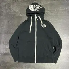 ノースフェイス ジップパーカー リアビュー フーディ ブラック メンズ M