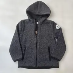 H&M フード付きグレー パーカー 98/104