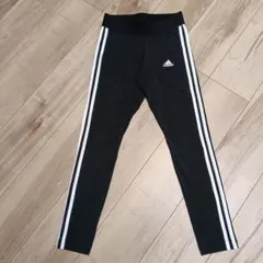 adidas アディダス 三本線 レギンス ブラック Sサイズ