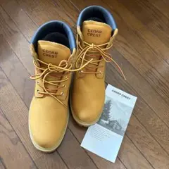 CEDAR CREST ワークブーツ CC-1587 本革　イエロー 26cmのサムネイル