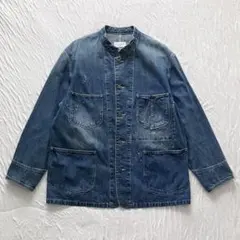 美品 アーバンリサーチ デニムスタンドカラーカバーオール