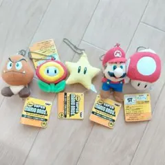 『匿名発送』スーパーマリオブラザーズ キャラクター ストラップセット