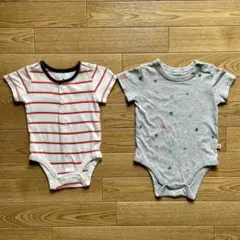 babyGap 半袖ロンパース 2枚セット60.70cm