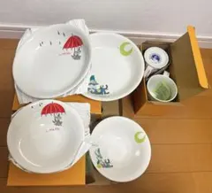 新品・【食器ムーミン 】サラダボウル、マグカップ、パスタカレー　まとめ売りのサムネイル