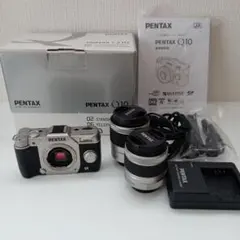 PENTAX Q10 レッドxブラック レンズセット 2398 - メルカリ