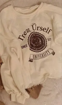 トリートユアセルフ トレーナー　Treat bear pair sweatのサムネイル