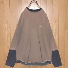 ヘリーハンセン Helly Hansen ブラウン レイヤーカットソー Ｌサイズ