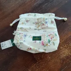 MINTON 巾着ポーチ 花柄 新品のサムネイル